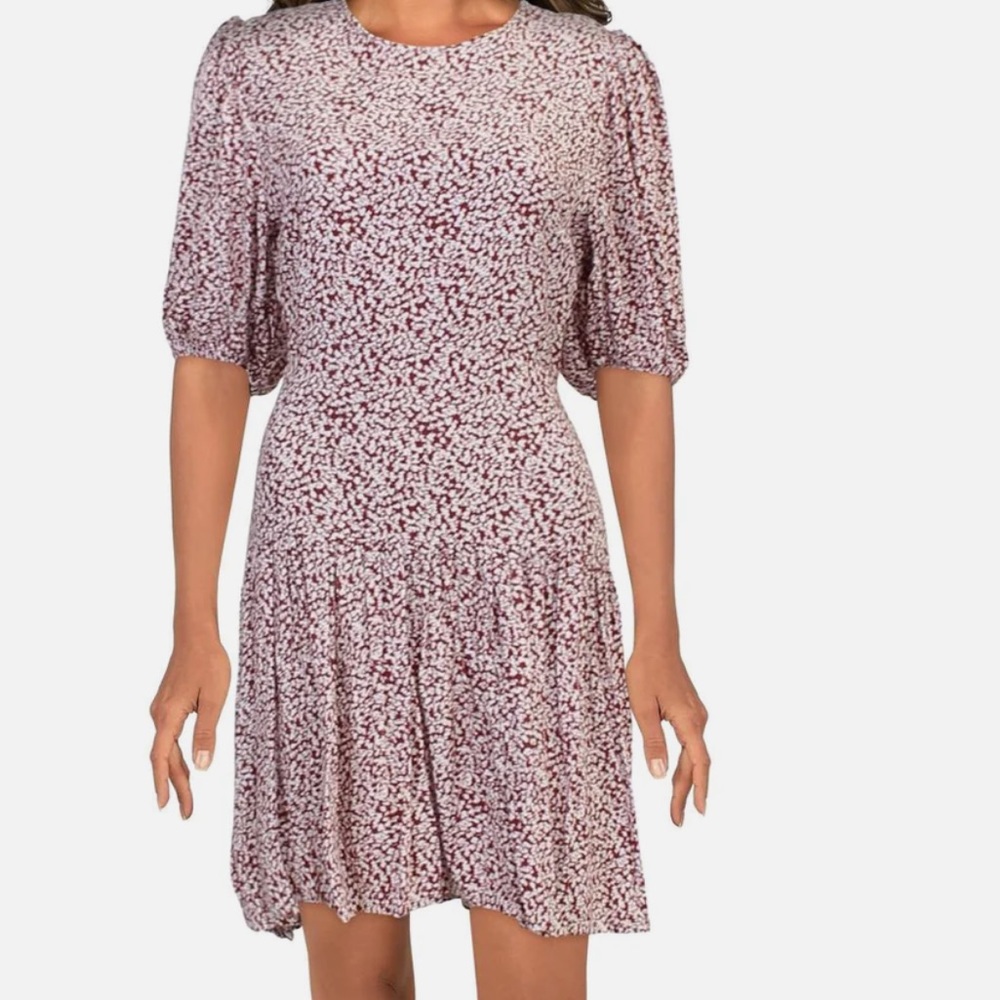 Womens Printed Open Back Mini Dress FPBOX2